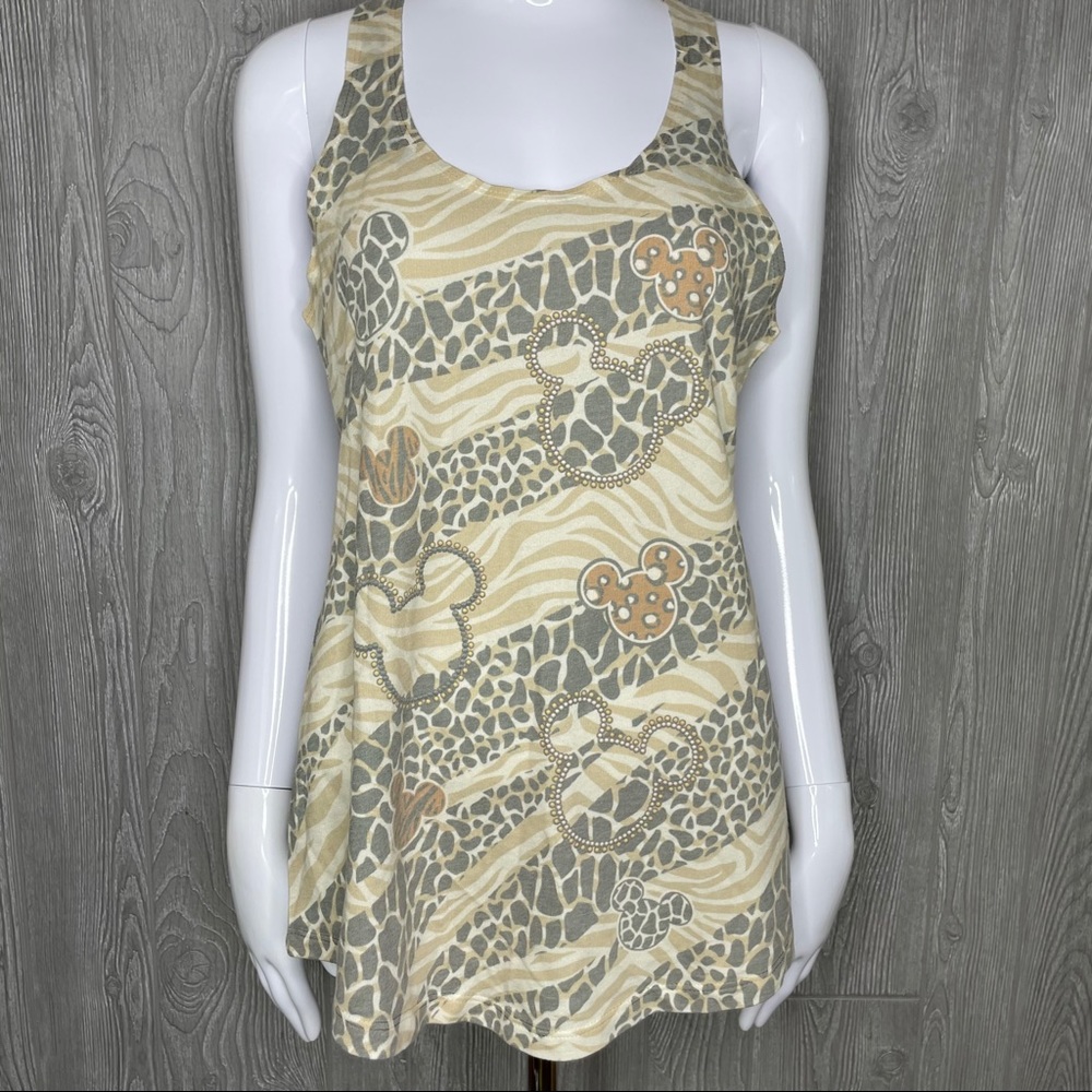 Disney parks racer back cheetah Minnie mouse tank